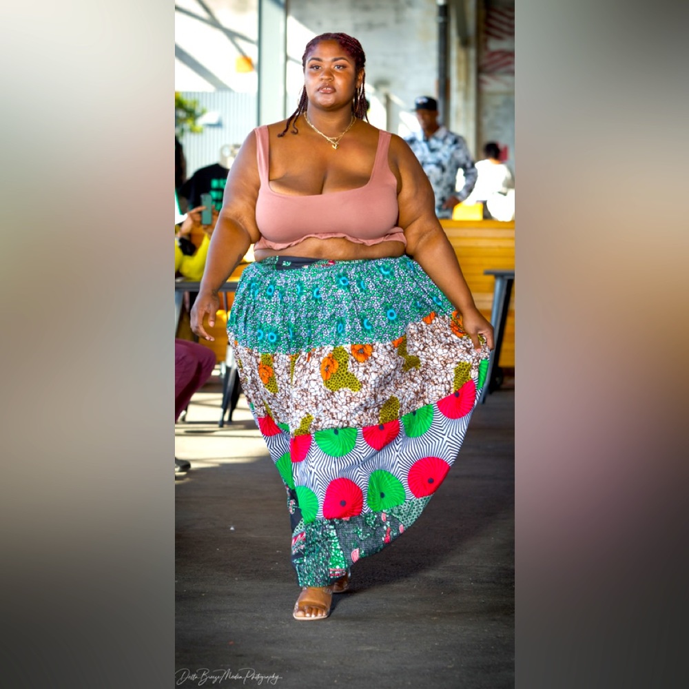 Luxury hand made African inspired skirt